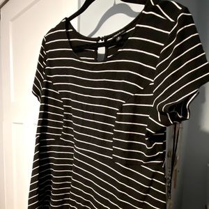 Torrid Babydoll Striped Top